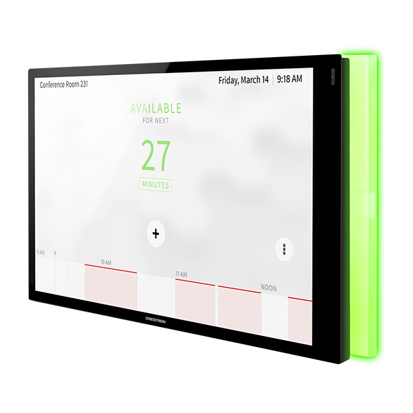 Painel de 10” para agendamento de sala com lightbar