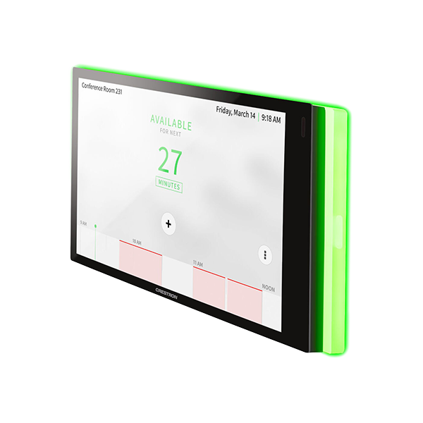 Painel de 7” para agendamento de sala com lightbar