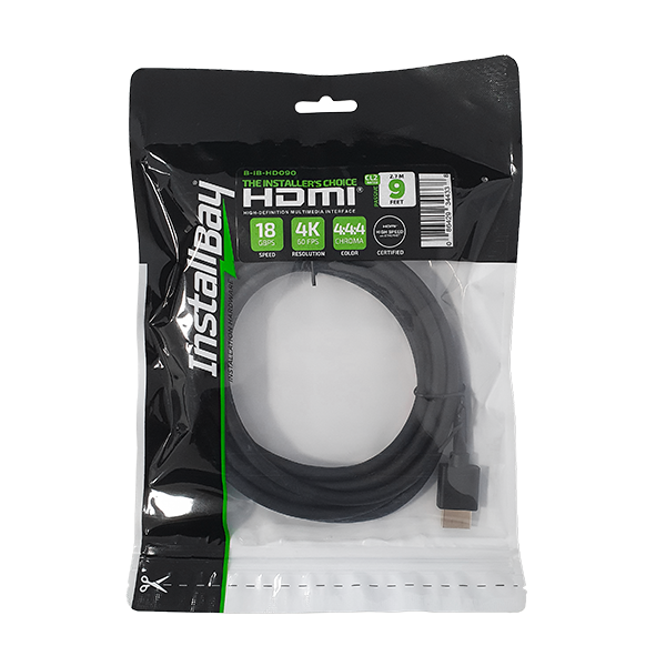 Cabo HDMI de alta velocidade com ethernet - 2,7 metros