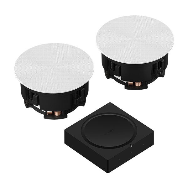 Kit Alto-falantes de Embutir no Teto de 6” Sonos