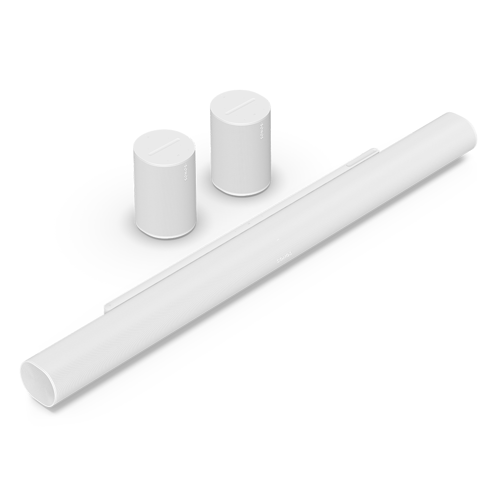 Kit Surround Sonos com Arc Ultra e dois Era 100 na cor branca