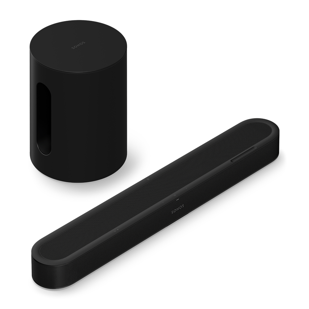 Kit de Entretenimento Sonos com Beam Ultra e Sub Mini na cor preta