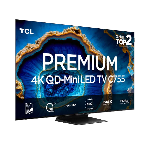 TV TCL 85'' 4K UHD QD-MiniLED com Google TV C755