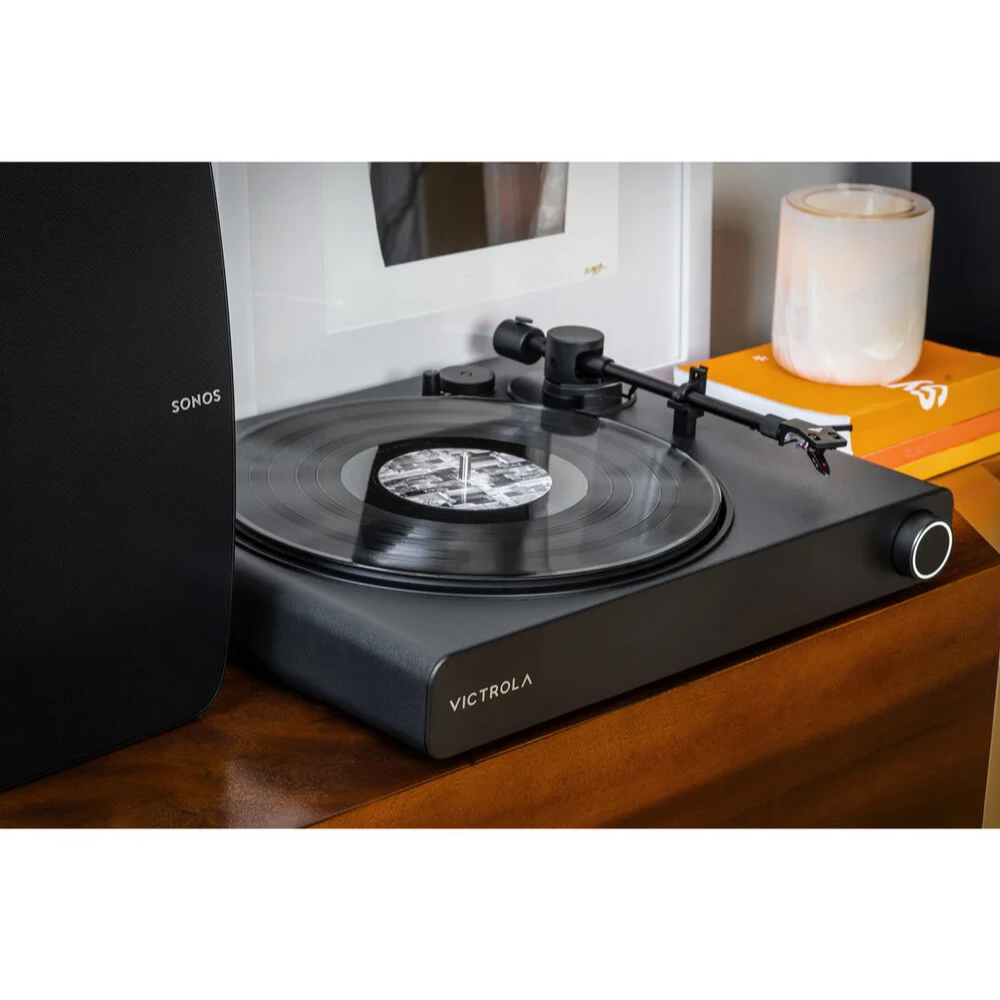 Victrola VPT-2000-BLK-ORT - Toca Discos com Tecnologia Ortofon