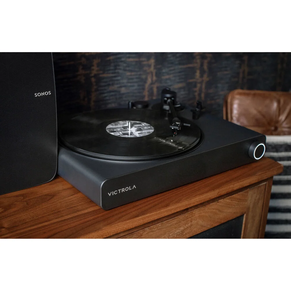 Victrola VPT-2000-BLK-ORT - Toca Discos com Tecnologia Ortofon