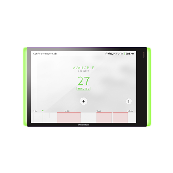 Painel de 7” para agendamento de sala com lightbar