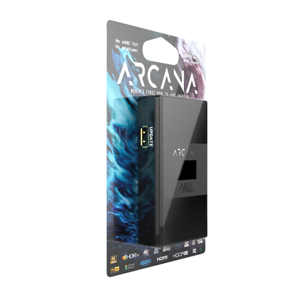 Adaptador eARC HD Fury 4K Arcana 18Gbps