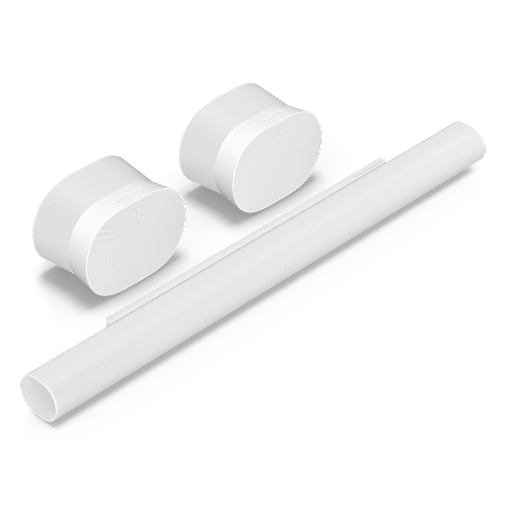 Kit Surround Premium Sonos com Arc Ultra e dois Era 300 na cor branca
