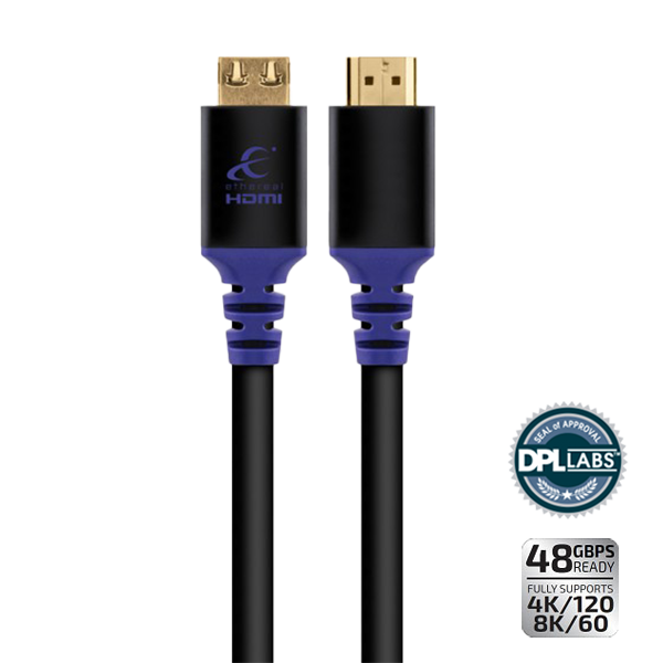 Cabo HDMI de alta velocidade com ethernet - 1 metro