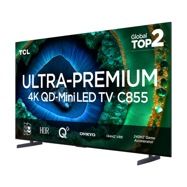 TV 98'' Ultra-Premium 4K QD-MiniLED TCL C855