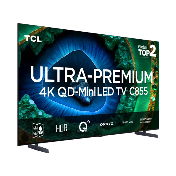 TV 98'' Ultra-Premium 4K QD-MiniLED TCL C855