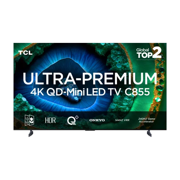 TV 98'' Ultra-Premium 4K QD-MiniLED TCL C855