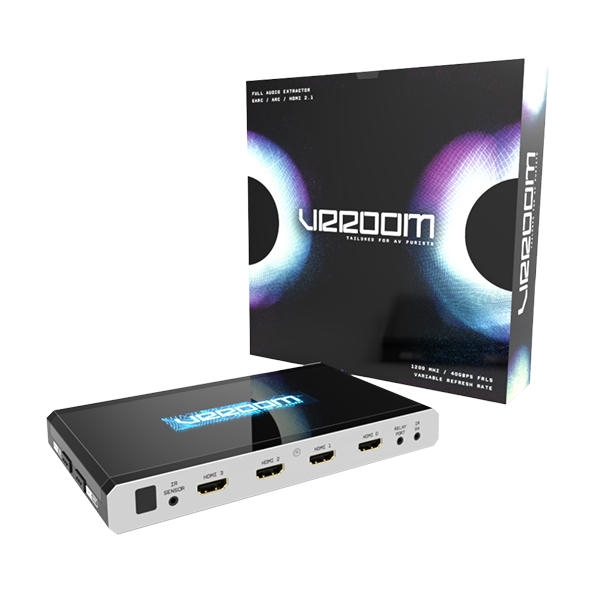 Extrator de áudio HD Fury 8K VRROOM 40 Gbps